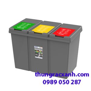 Thùng rác nhựa 3 ngăn tại BNT