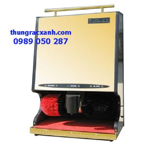 Máy đánh giày mặt inox vàng