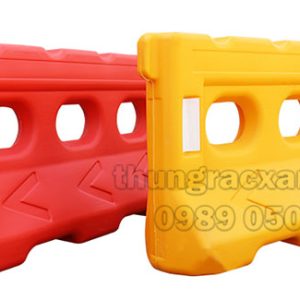 Dải phân làn nhựa chứa nước 3 lỗ