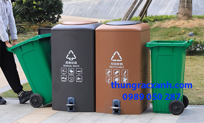 Dung tích lớn trữ được nhiều rác