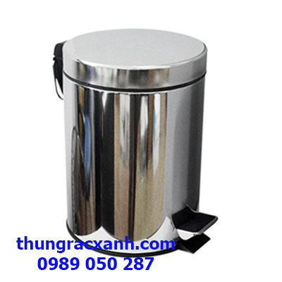 Thùng rác inox đạp chân 12 lít giá rẻ - Ảnh 2