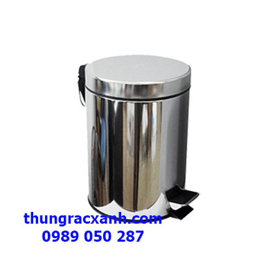 Thùng rác inox đạp chân 12 lít giá rẻ