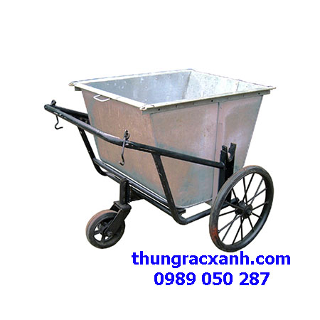 Xe đẩy rác 3 bánh bằng tôn giá tốt nhất trên thị trường - Ảnh 2