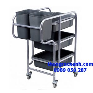 Xe đẩy dọn bàn ăn nhà hàng