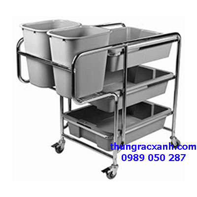 Xe thu gom bát đĩa giá rẻ