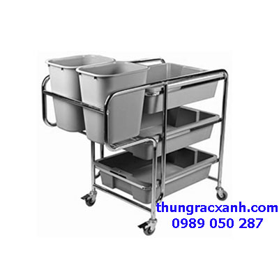 Xe thu gom bát đĩa giá rẻ