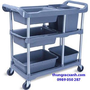 Xe đẩy phục vụ 3 tằng