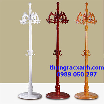 Cây treo quần áo bằng gỗ kiểu dáng cổ điển, giảm giá 50%