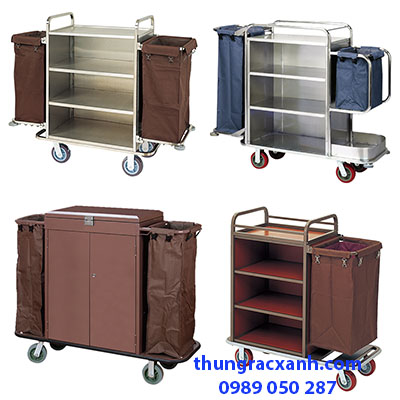 Xe đẩy dọn phòng khách sạn | SP bán chạy nhất tại BNT