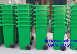 thùng rác nhựa 120 lít