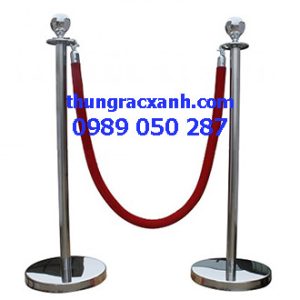 Alternative view of Cột chắn inox dây nhung trùng | Giảm 50%, giá siêu rẻ.