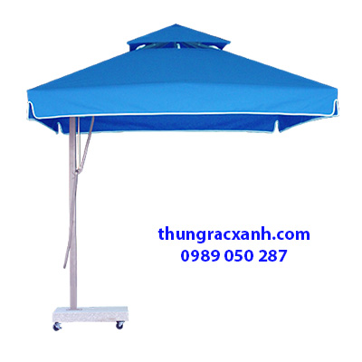 Dù che nắng lệch tâm vuông 3m 2 tầng cao cấp