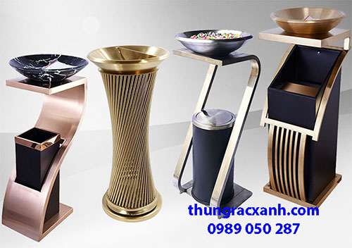 Thùng rác inox tròn, vuông,..giảm giá 50% tại BNT - Ảnh 4