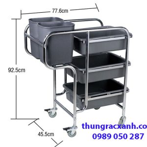 Xe thu gom bát đĩa