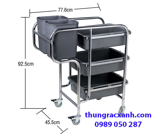 Xe thu gom bát đĩa