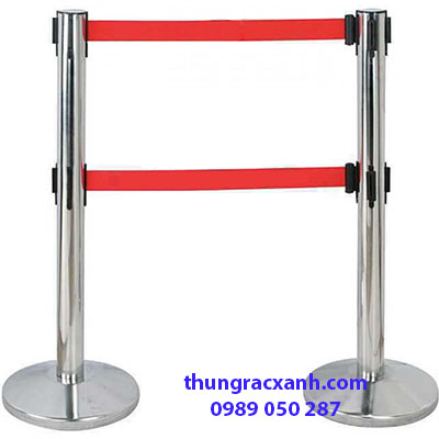 Cột rào chắn căng dây nhiều mẫu mã, kích thước
