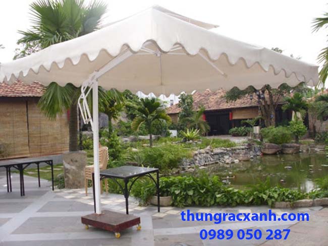 Sản phẩm dù che nắng lệch tâm thích hợp mọi không gian