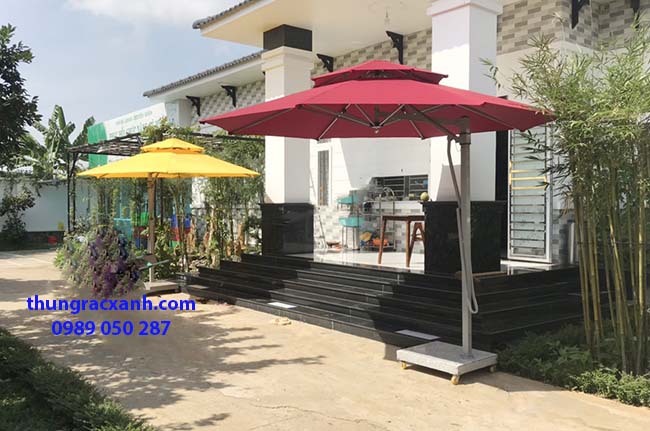 Dù che nắng ngoài trời hàng chất lượng, giá rẻ - Ảnh 4