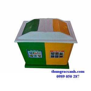 Thùng rác nhựa 2 ngăn nắp bập bênh. Hàng hot, giá sốc!!