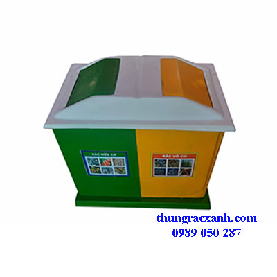 Thùng rác nhựa 2 ngăn nắp bập bênh. Hàng hot, giá sốc!!