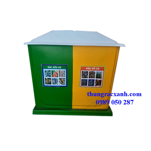 Thùng rác nhựa 2 ngăn giá rẻ