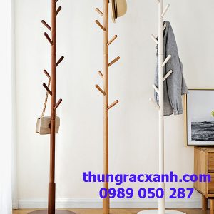 Alternative view of Cây treo quần áo gỗ đa dạng về mẫu mã