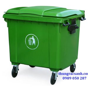 thùng rác nhựa HDPE 660 lít