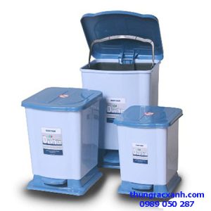 Thùng rác nhựa đạp chân duy tân nhiều kích thước