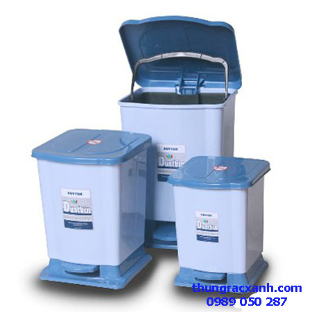 Thùng rác nhựa đạp chân duy tân nhiều kích thước