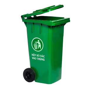 Thùng rác nhựa HDPE 120 lít giá rẻ