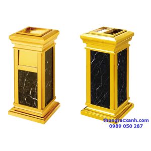 Thùng rác đá hoa cương A15, A16