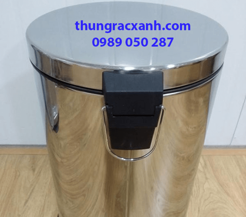 Thùng rác inox 2 ngăn có cấu tạo cực kỳ đơn giản
