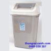 thùng rác nhựa nắp bập bênh