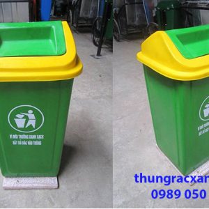 Thùng rác nhựa composite đế đá nhiều kích thước