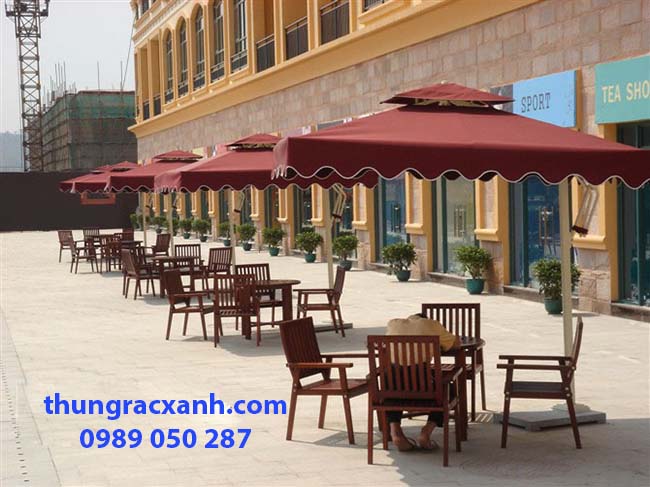 Dù che nắng lệch tâm vuông