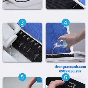 Các bước lắp đặt chuẩn bị máy làm sạch đế giày