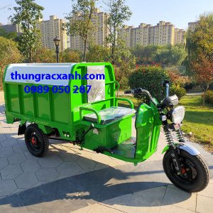Xe gom rác chạy điện giá rẻ