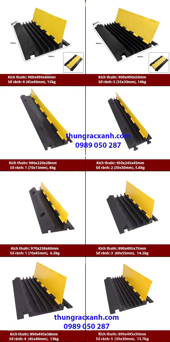 Miếng ốp dây điện hay gờ bảo vệ cáp 1 hay nhiều rãnh